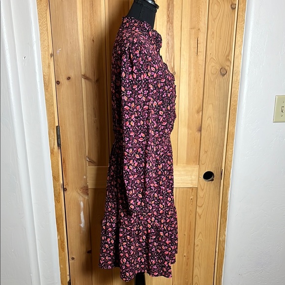 LONDON TIMES Smocked Tiered Dress - Picture 4 of 13